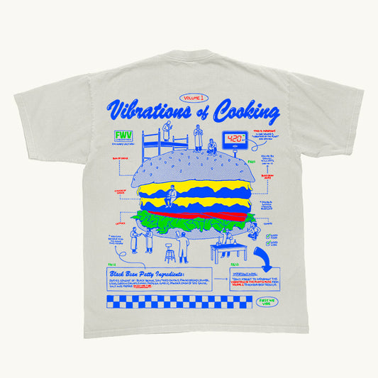 VIBRATIONS OF COOKING TEE