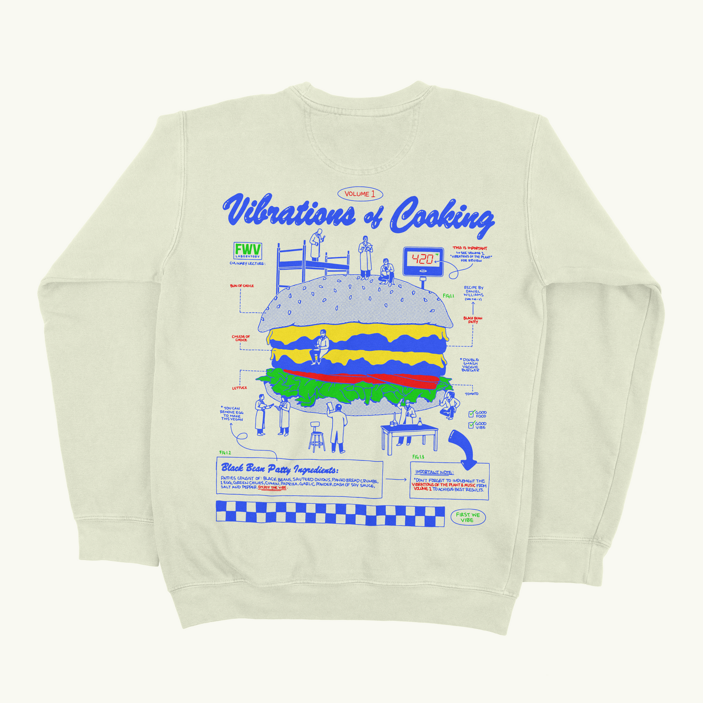 VIBRATIONS OF COOKING CREWNECK